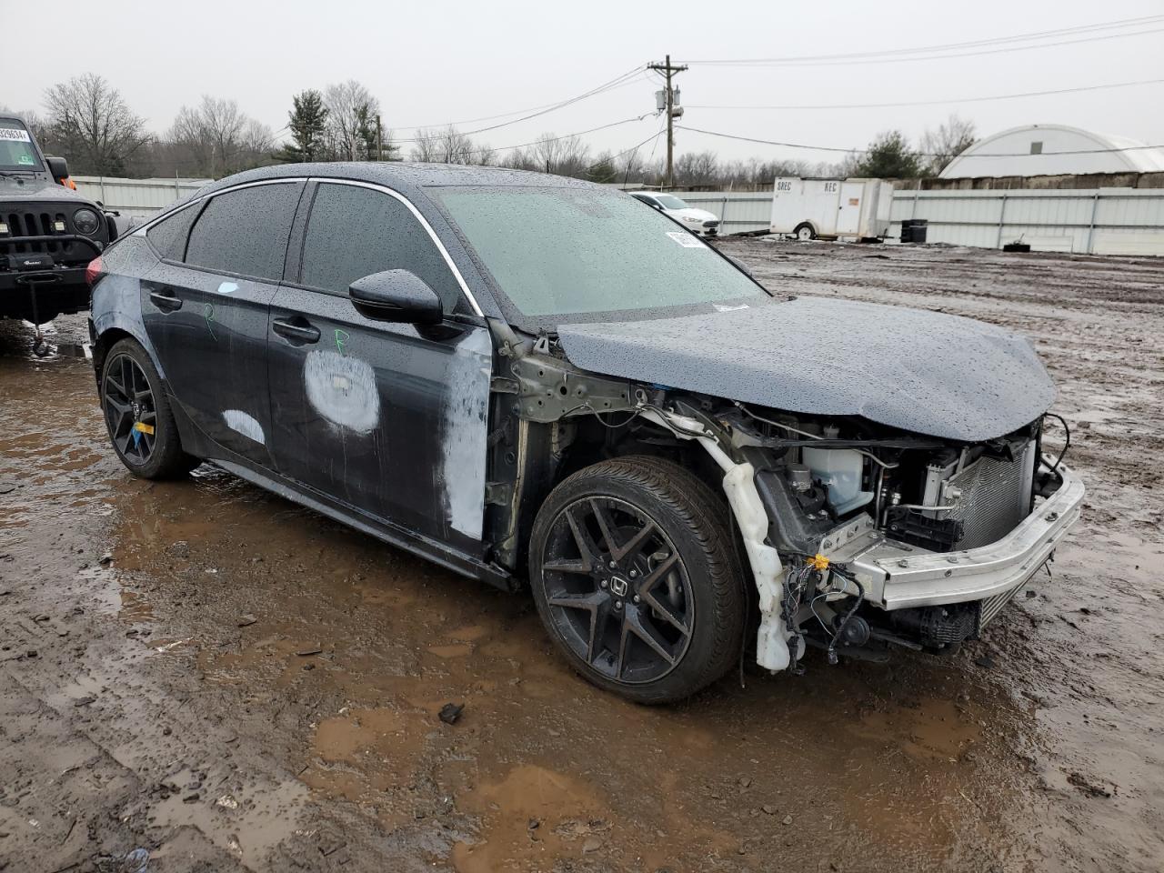 2022 HONDA CIVIC SPORT TOURING VIN:19XFL1H85NE006098