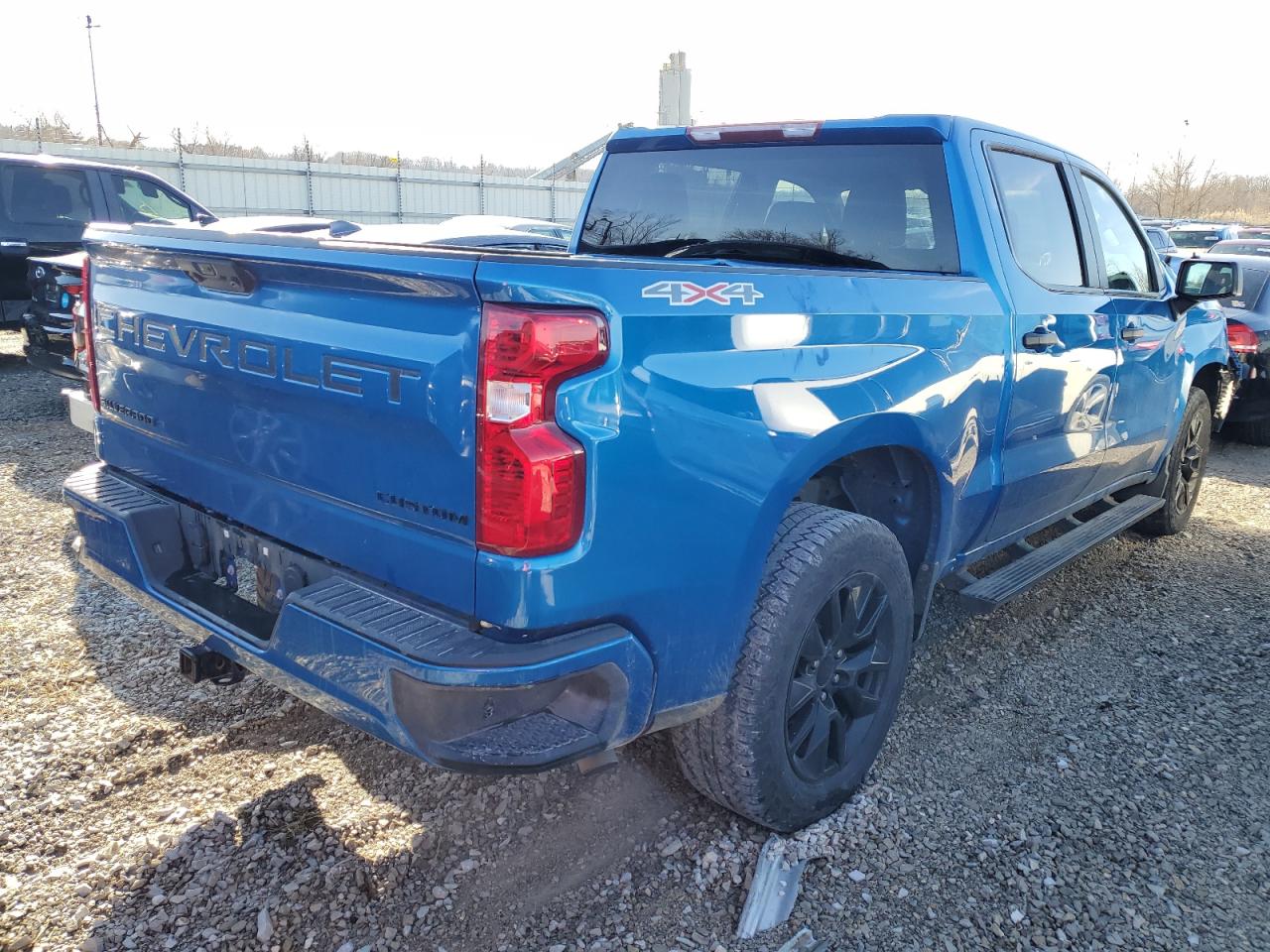 2022 CHEVROLET SILVERADO K1500 CUSTOM VIN:3GCPDBEK0NG526415