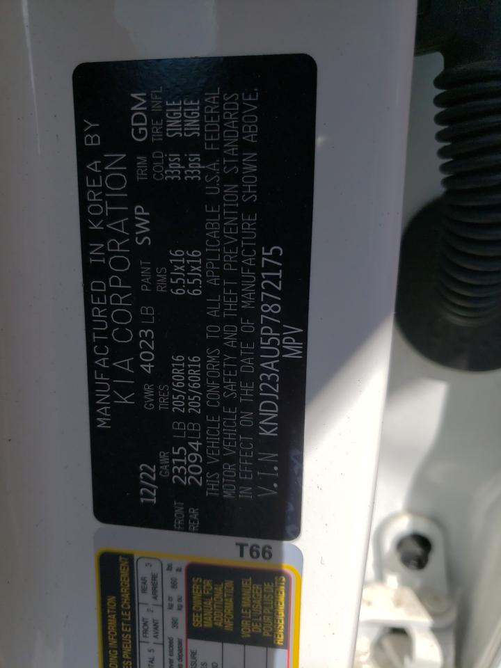 2023 KIA SOUL LX VIN:KNDJ23AU5P7872175