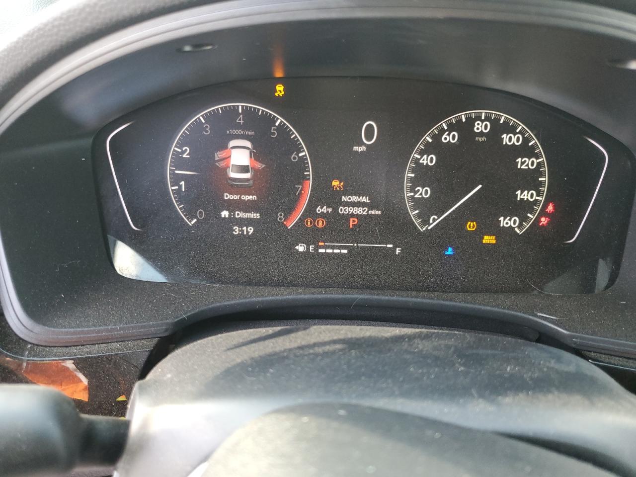 2022 HONDA CIVIC SPORT VIN:2HGFE2F51NH540567