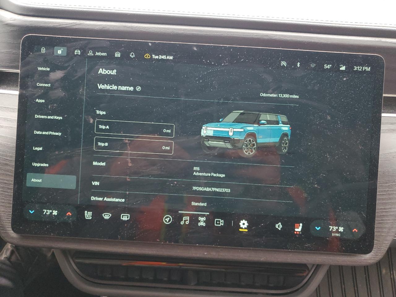 2023 RIVIAN R1S ADVENTURE VIN:7PDSGABA7PN023703