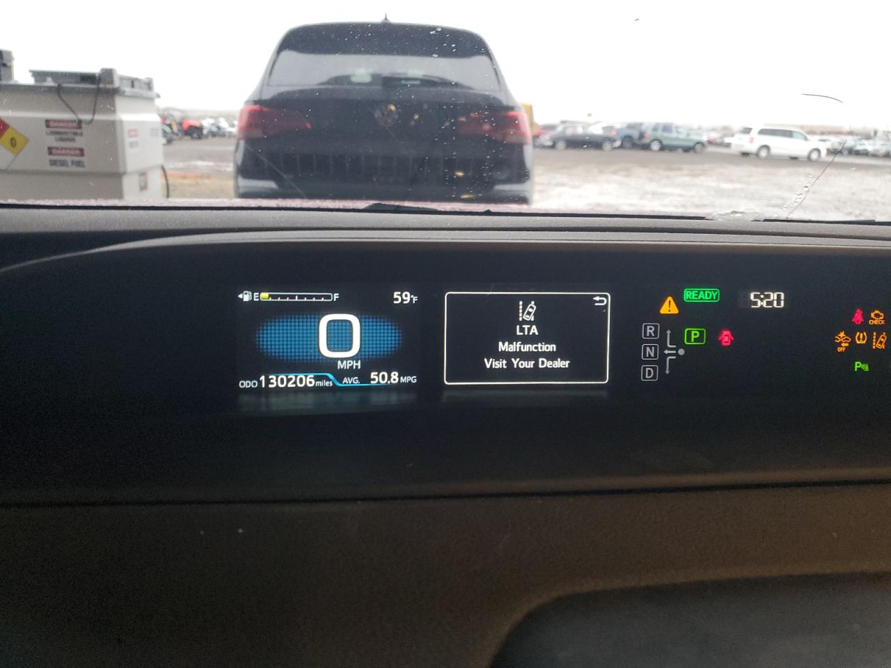 2022 TOYOTA PRIUS NIGHT SHADE VIN:JTDKAMFUXN3171805