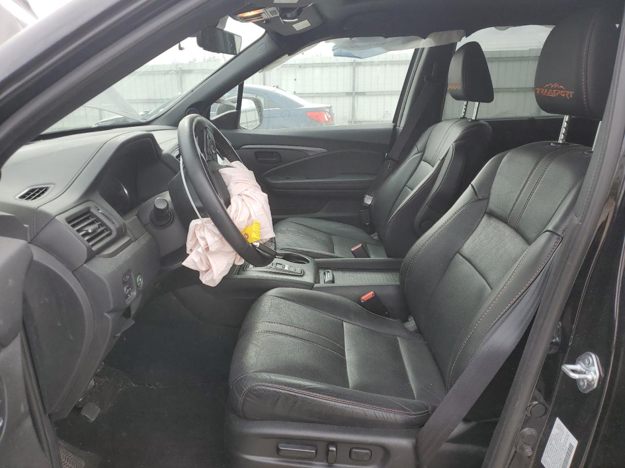 2022 HONDA PILOT TRAILSPORT VIN:5FNYF6H80NB076714