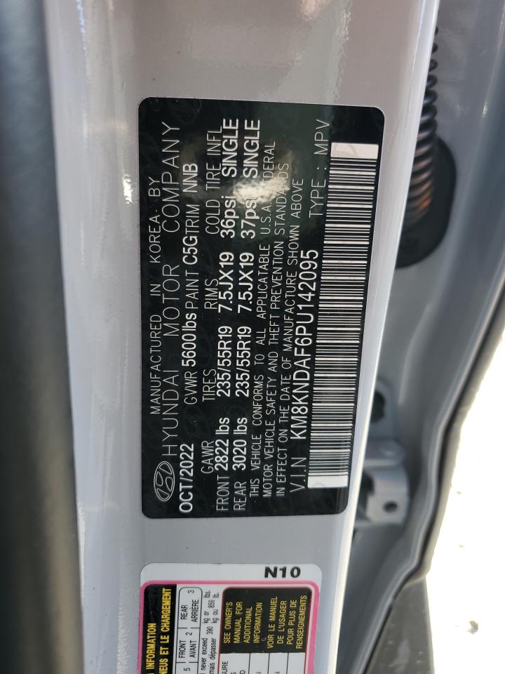 2023 HYUNDAI IONIQ 5 SEL VIN:KM8KNDAF6PU142095