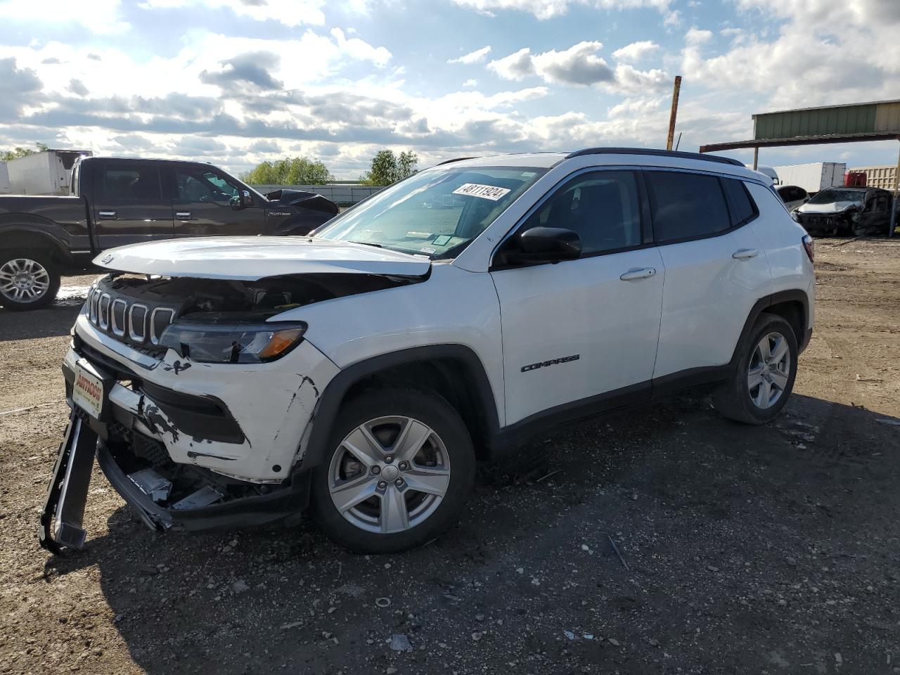 2022 JEEP COMPASS LATITUDE VIN:3C4NJCBB2NT139625