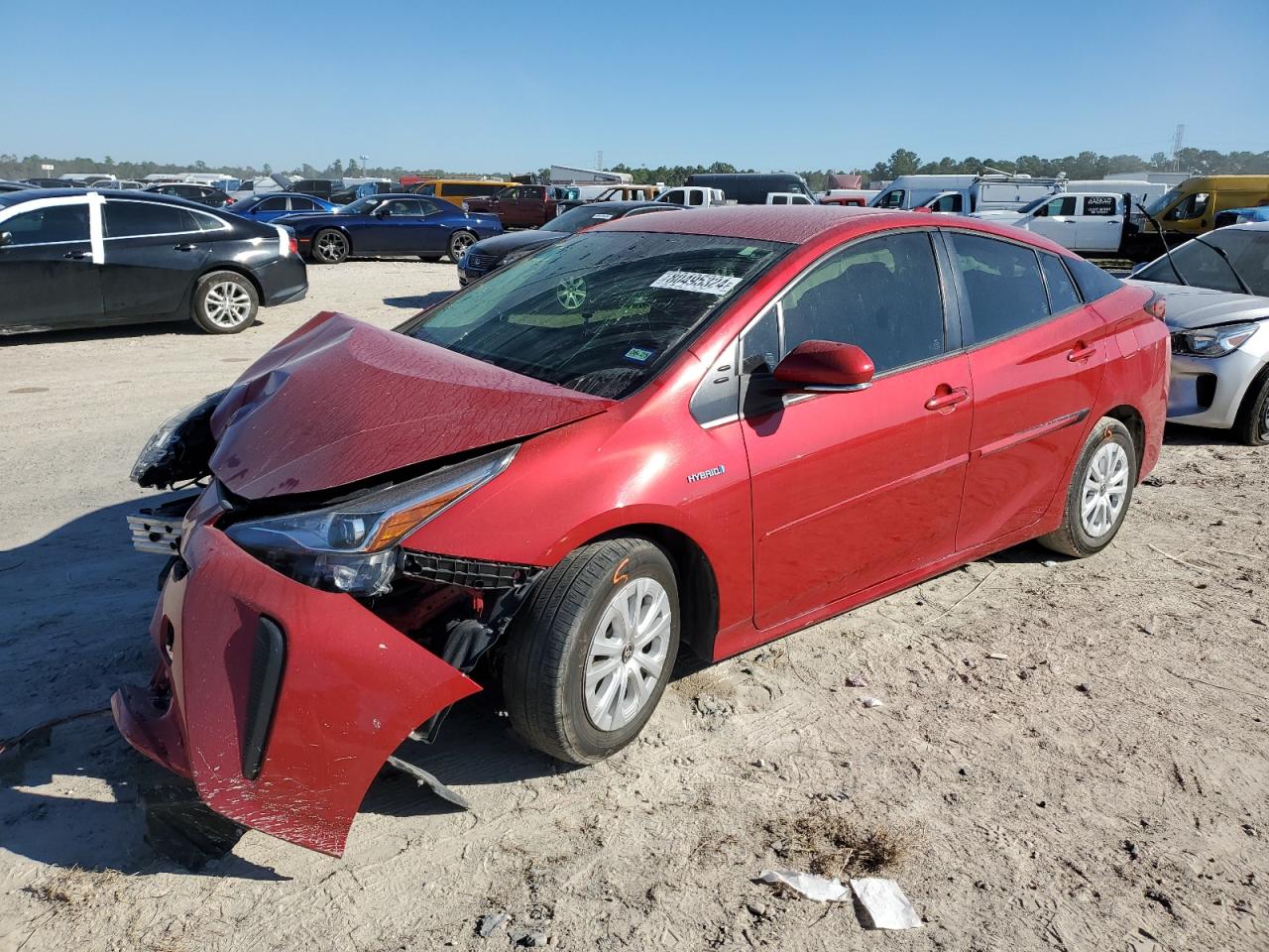 2022 TOYOTA PRIUS NIGHT SHADE VIN:JTDKAMFU6N3183014