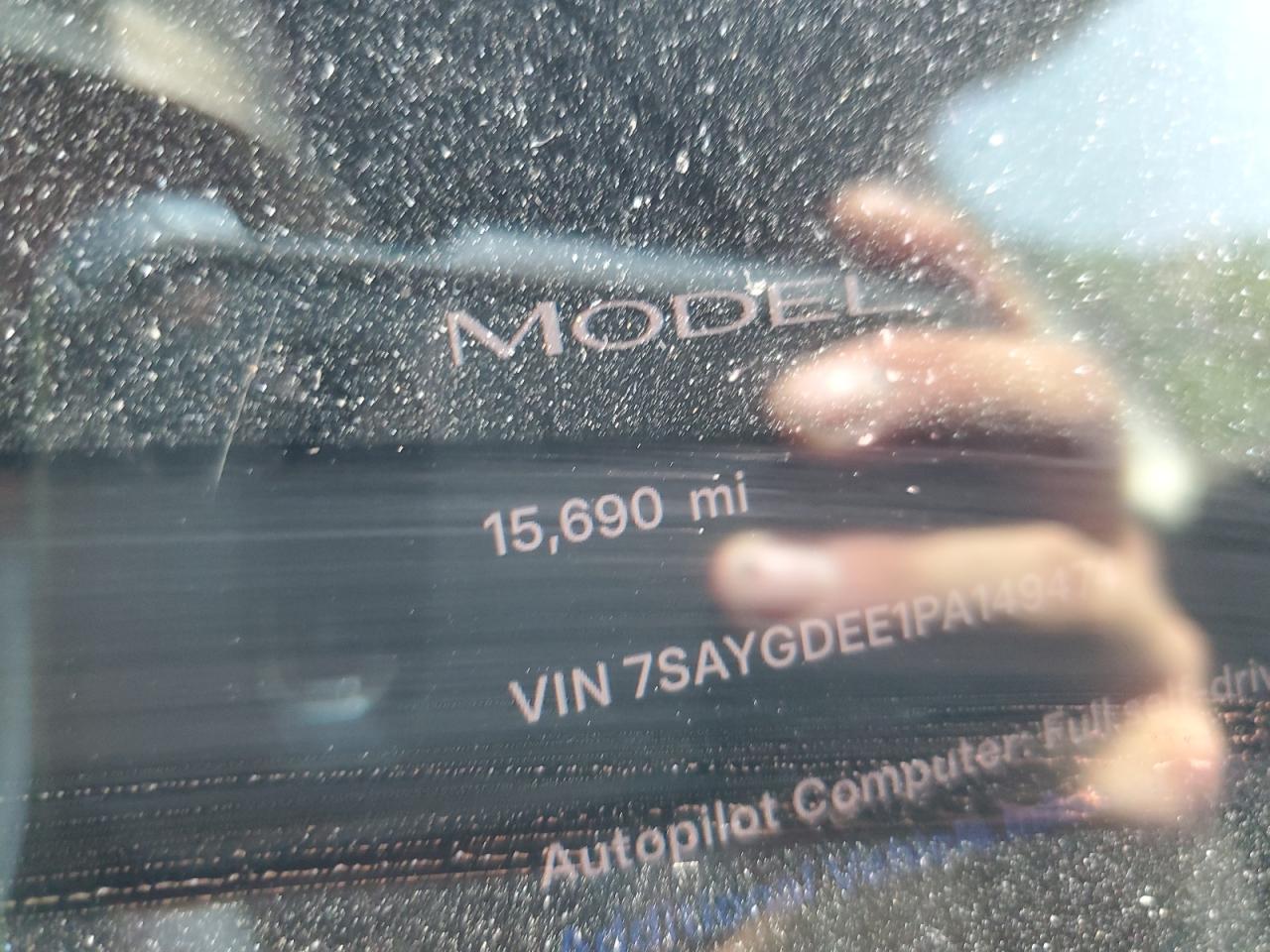 2023 TESLA MODEL Y  VIN:7SAYGDEE1PA149474