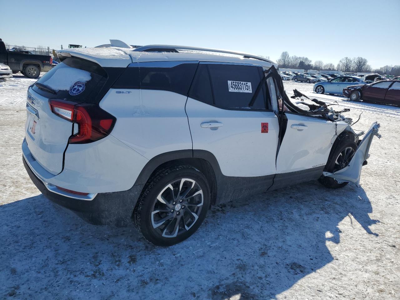 2022 GMC TERRAIN SLT VIN:3GKALPEV5NL222881