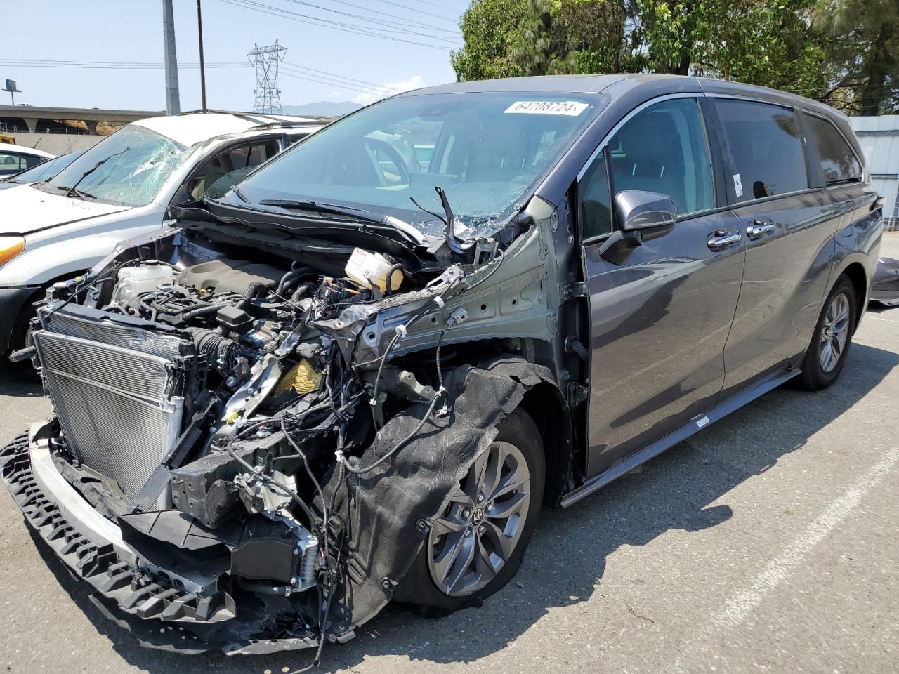 2023 TOYOTA SIENNA XLE VIN:5TDYRKEC1PS137916