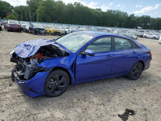 2023 HYUNDAI ELANTRA BLUE VIN:KMHLM4AJ7PU083439