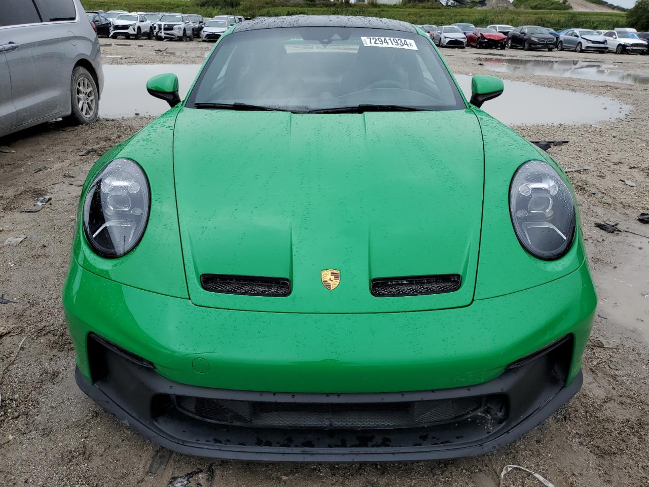 2022 PORSCHE 911 GT3 VIN:WP0AC2A92NS268077
