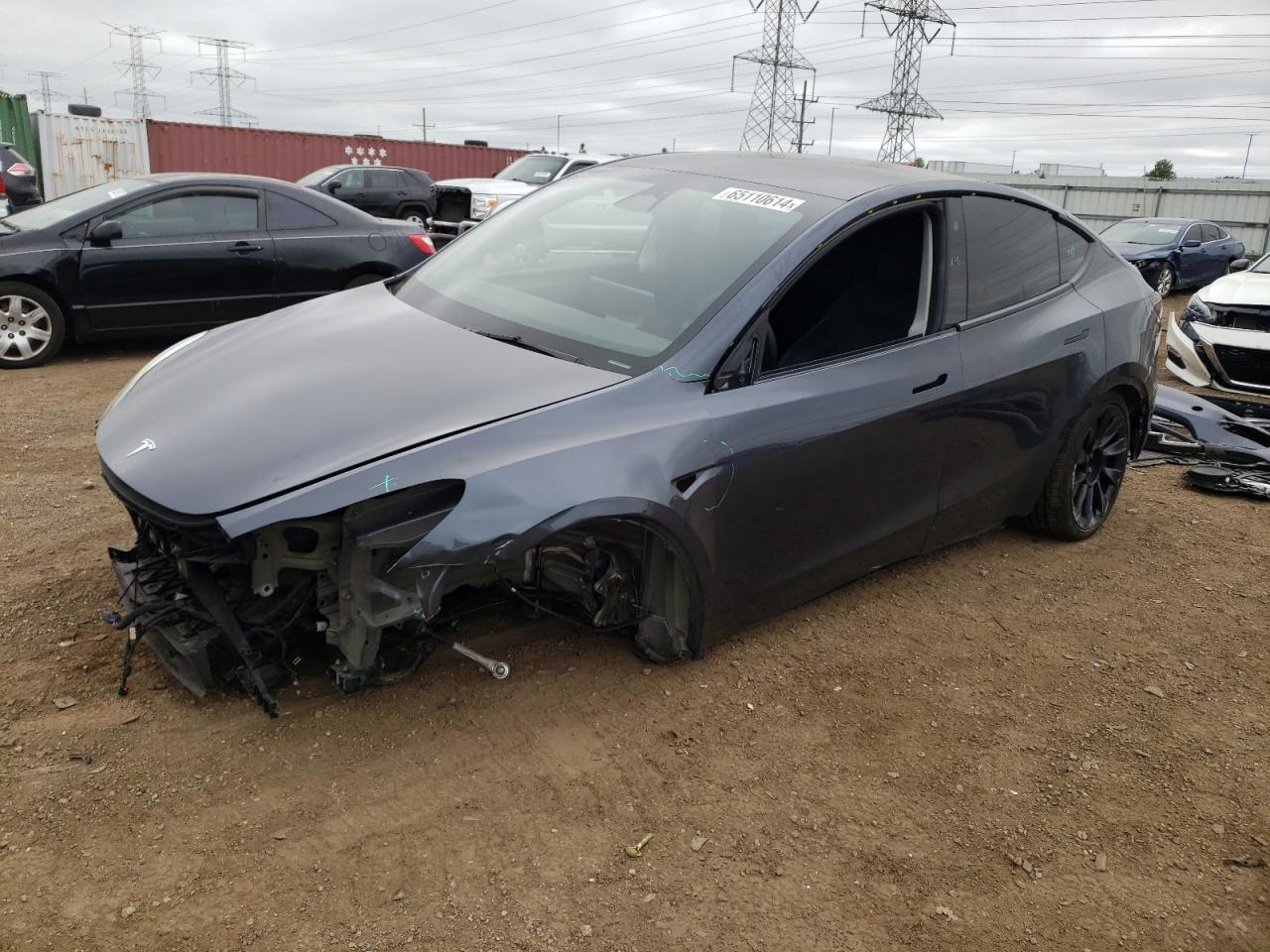 2023 TESLA MODEL Y  VIN:7SAYGDEE6PA048107