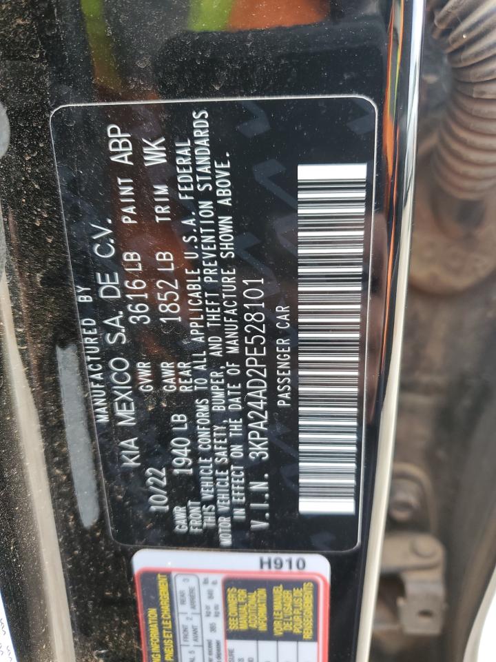 2023 KIA RIO LX VIN:3KPA24AD2PE528101