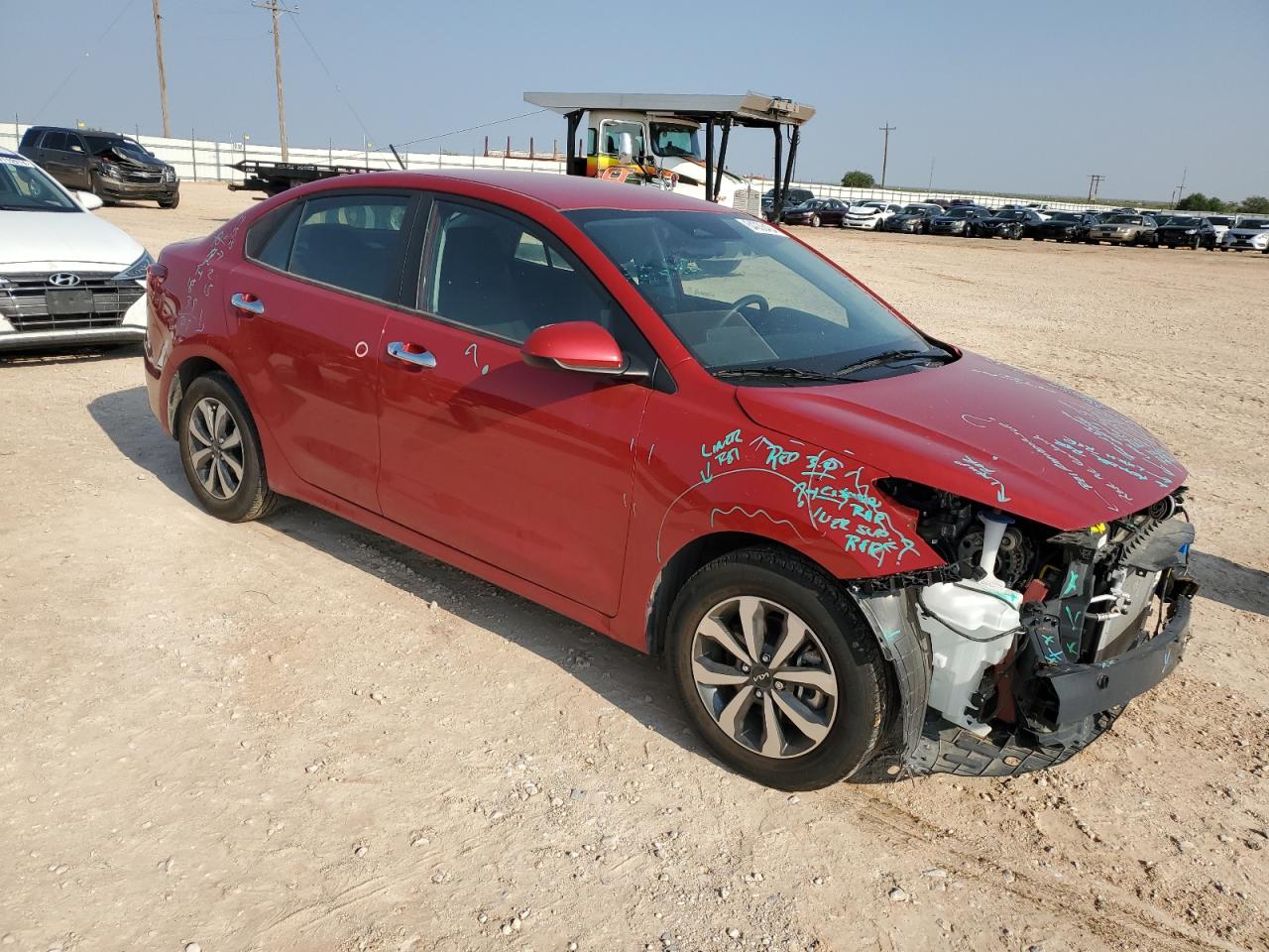 2023 KIA RIO LX VIN:3KPA24AD9PE572256