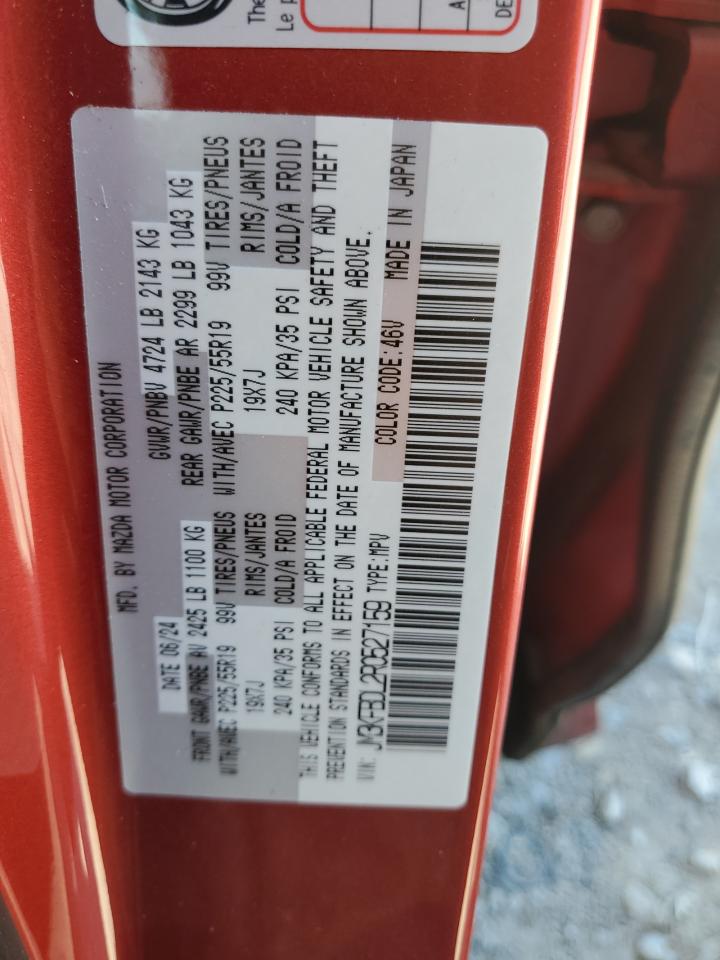 2024 MAZDA CX-5 PREMIUM VIN:JM3KFBDL2R0527159