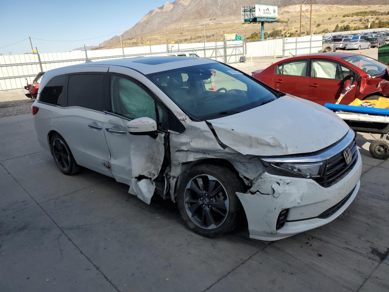 2023 HONDA ODYSSEY ELITE VIN:5FNRL6H90PB052437