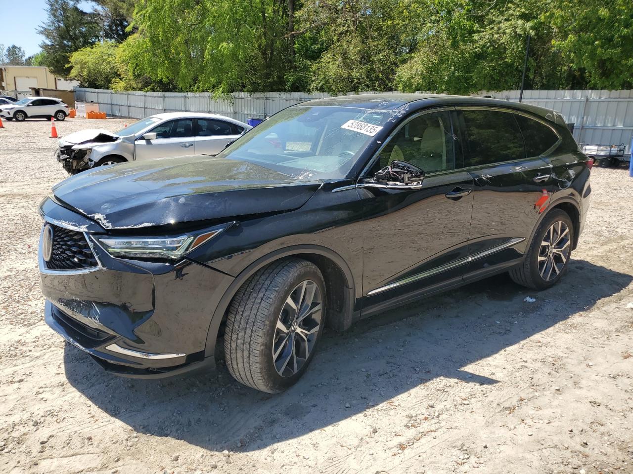 2022 ACURA MDX TECHNOLOGY VIN:5J8YD9H44NL001310