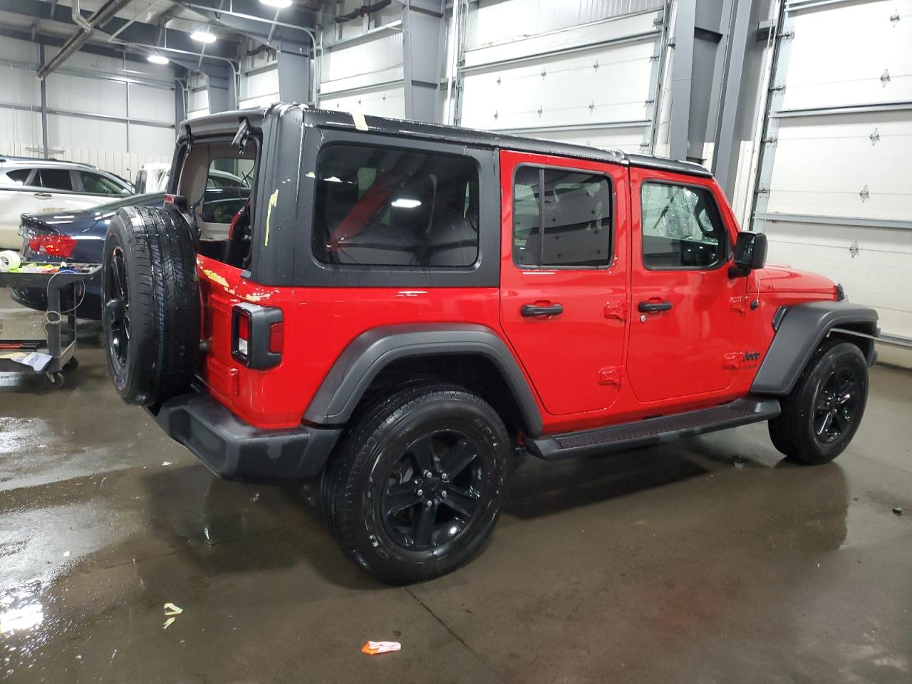 2022 JEEP WRANGLER UNLIMITED SPORT VIN:1C4HJXDG7NW103646