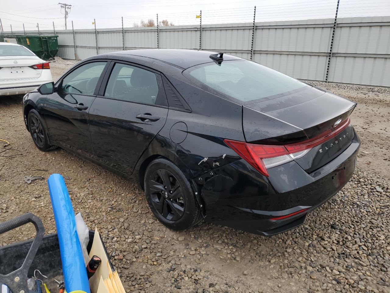 2022 HYUNDAI ELANTRA BLUE VIN:KMHLM4AJ5NU027657