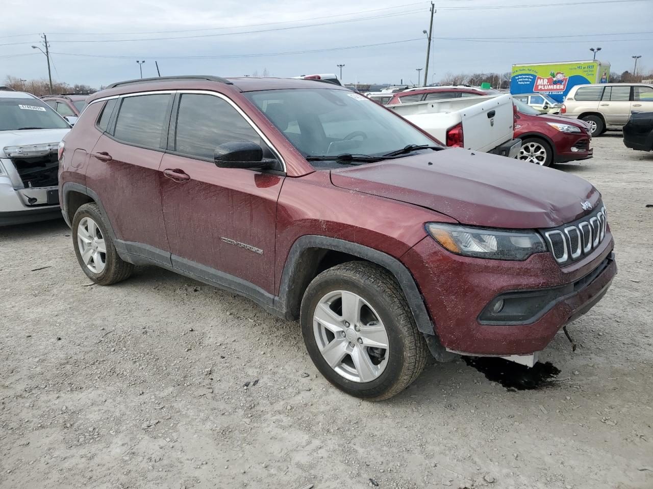 2022 JEEP COMPASS LATITUDE VIN:3C4NJDBB2NT111913