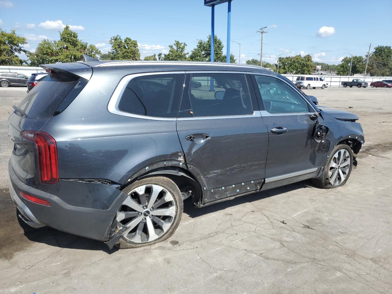 2022 KIA TELLURIDE S VIN:5XYP6DHC9NG249322