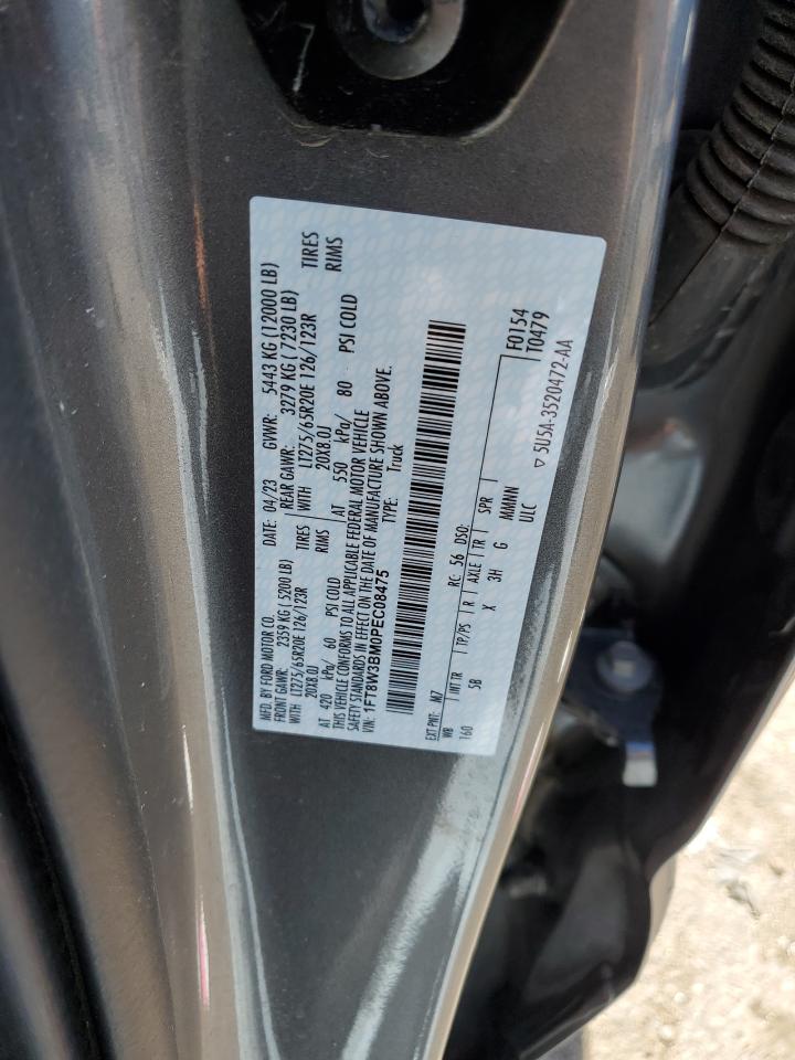 2023 FORD F350 SUPER DUTY VIN:1FT8W3BM0PEC08475