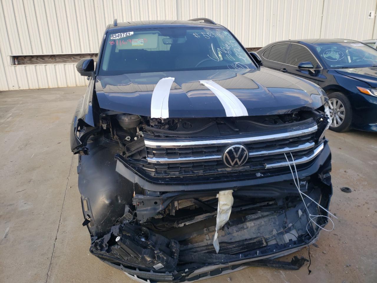 2022 VOLKSWAGEN ATLAS SE VIN:1V2JR2CA5NC562801