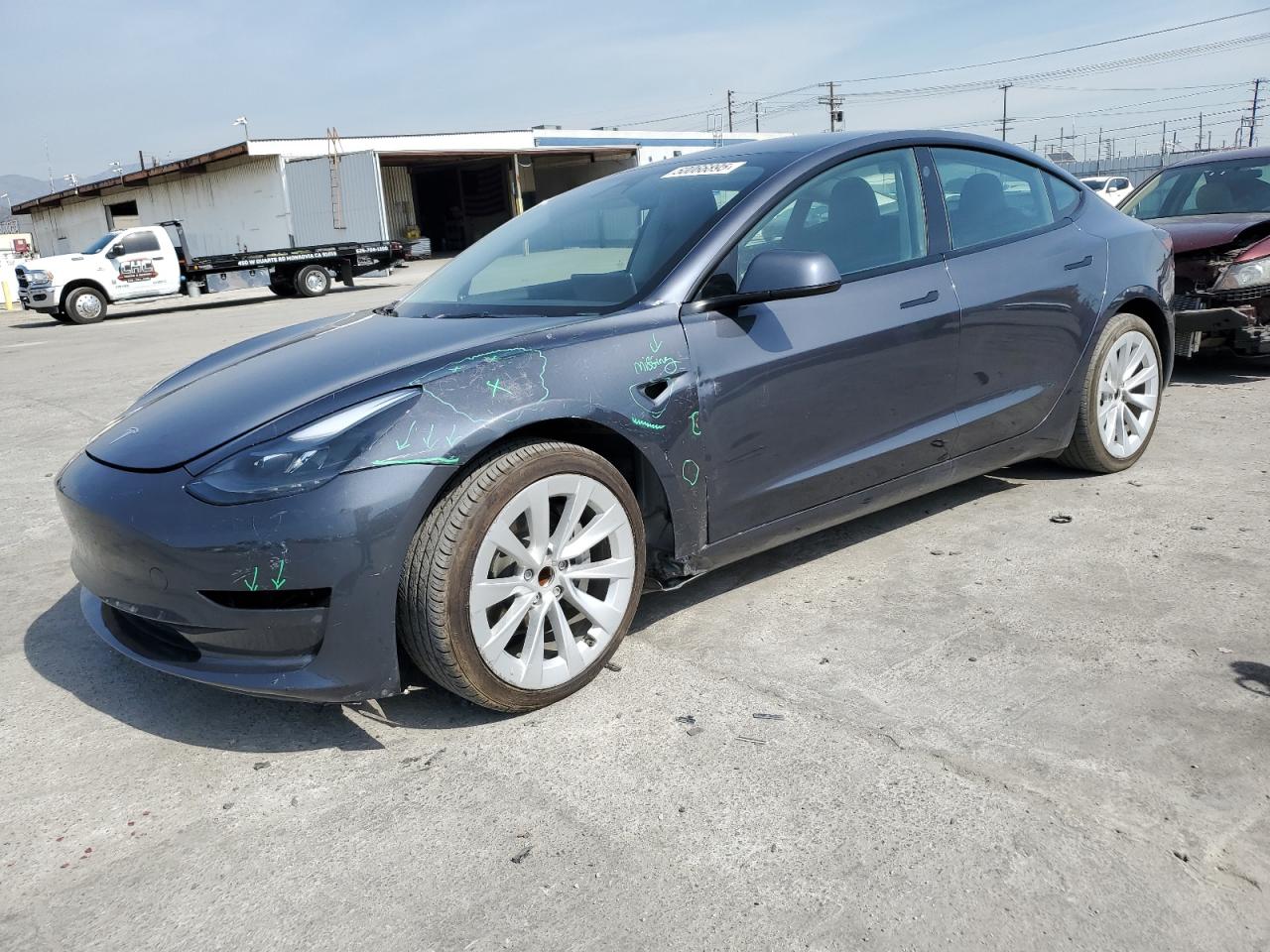 2022 TESLA MODEL 3 VIN:5YJ3E1EA1NF372879