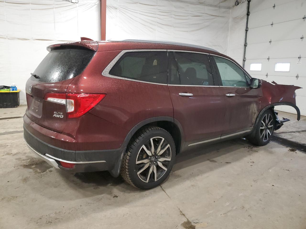 2022 HONDA PILOT ELITE VIN:5FNYF6H09NB072333
