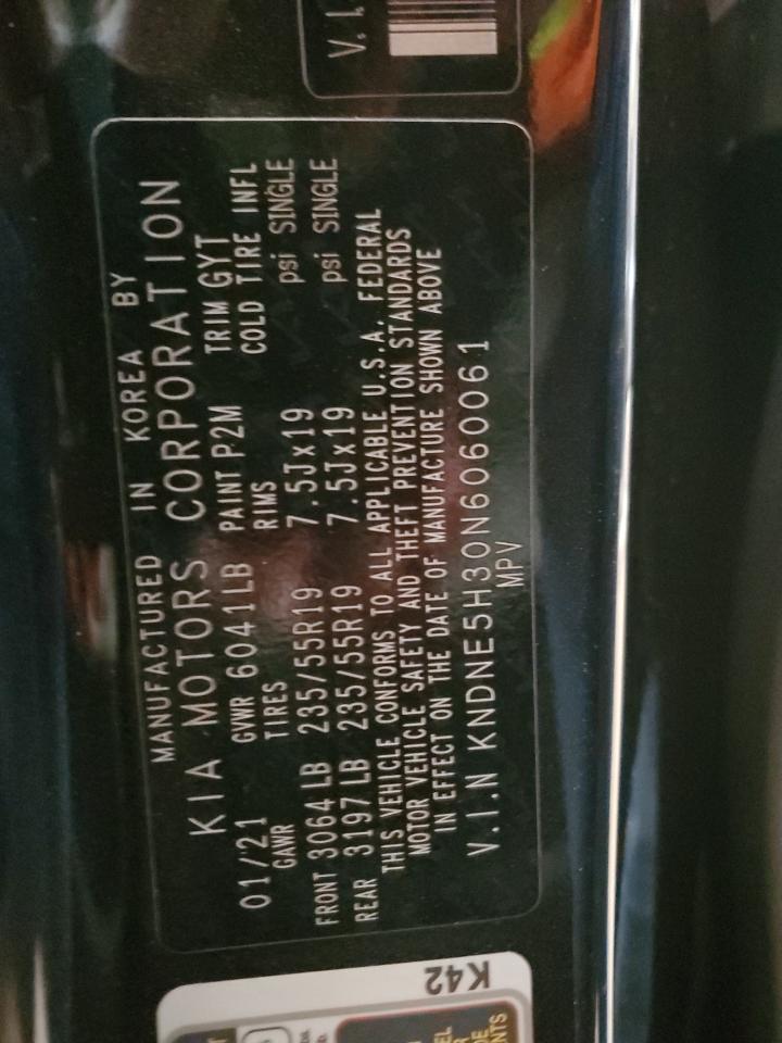 2022 KIA CARNIVAL SX PRESTIGE VIN:JF2SHAEC4BH710521