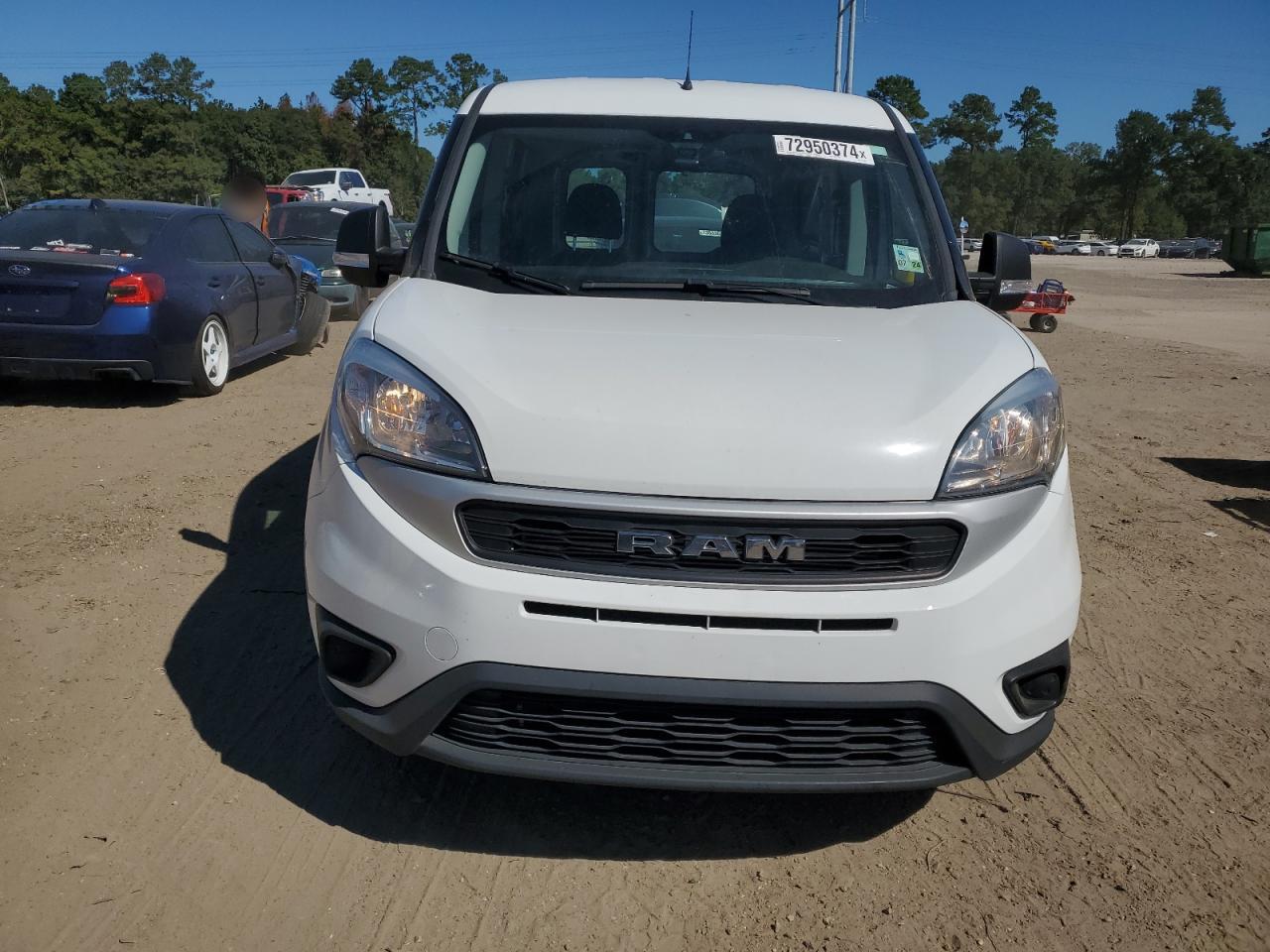 2022 RAM PROMASTER CITY TRADESMAN VIN:ZFBHRFAB9N6W72092