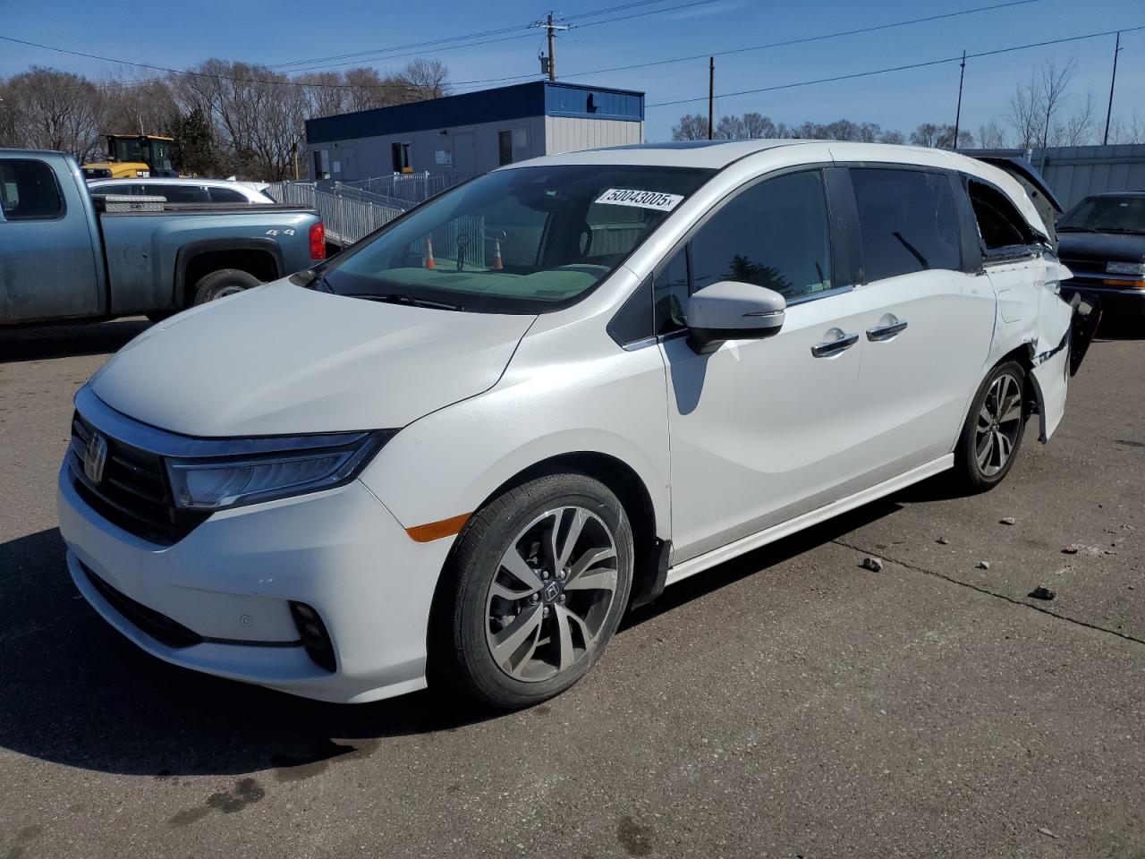 2022 HONDA ODYSSEY TOURING VIN:5FNRL6H84NB018604