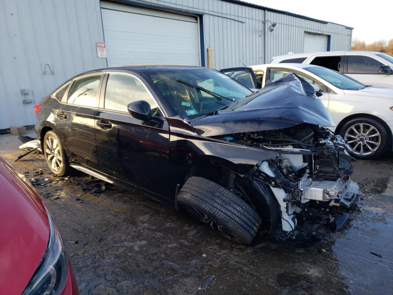 2022 HONDA CIVIC EX VIN:JHMFE1F73NX003011