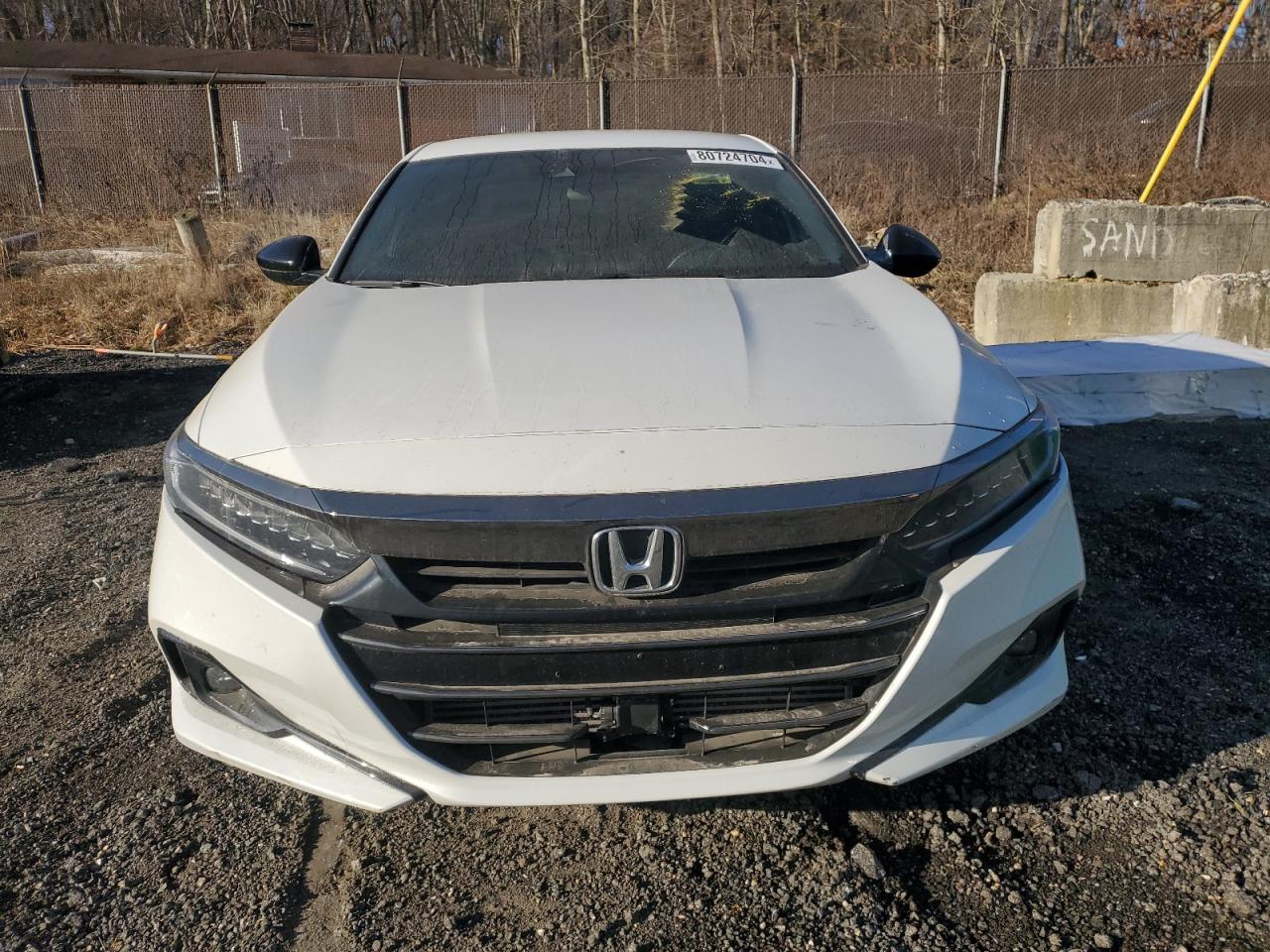2022 HONDA ACCORD SPORT VIN:1HGCV1F33NA105382