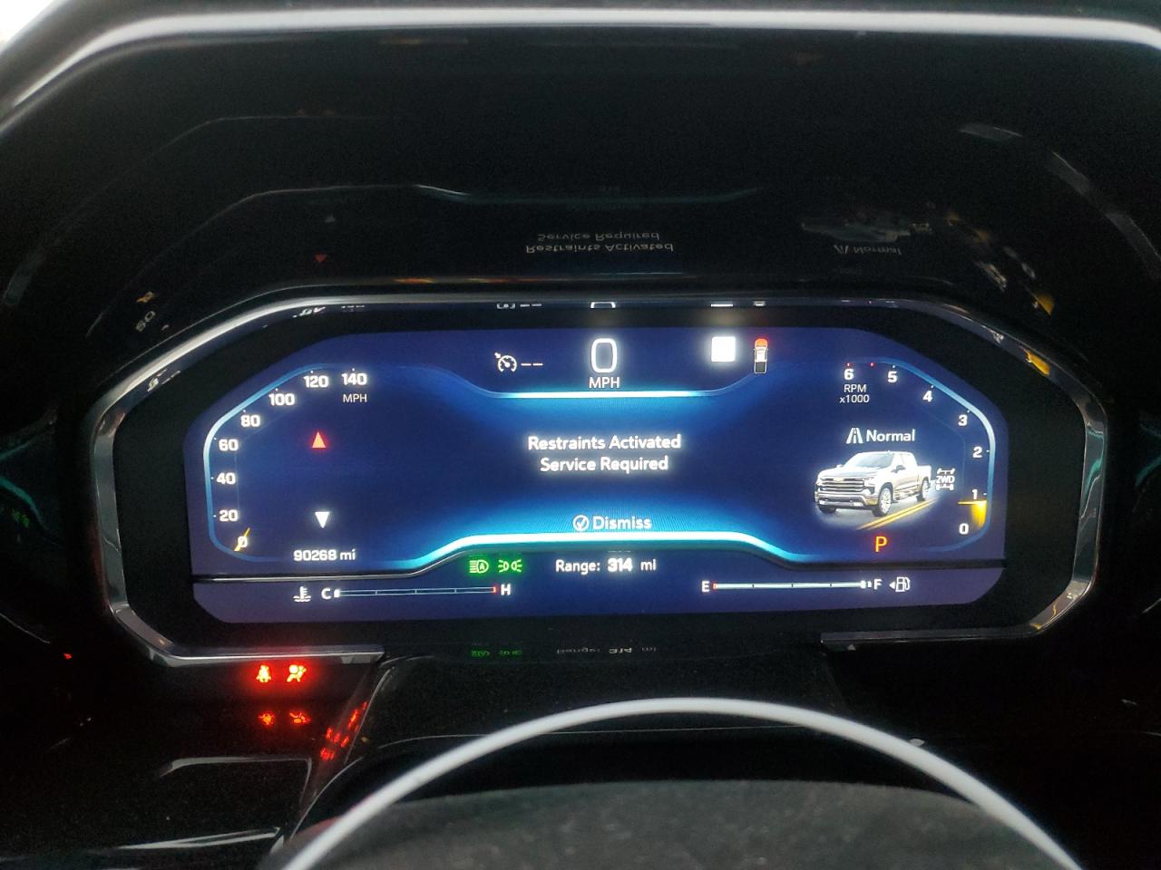 2022 CHEVROLET SILVERADO K1500 HIGH COUNTRY VIN:2GCUDJED2N1514046