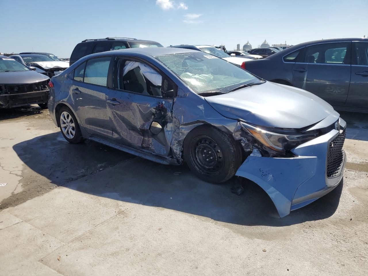 2022 TOYOTA COROLLA LE VIN:5YFEPMAE7NP383953