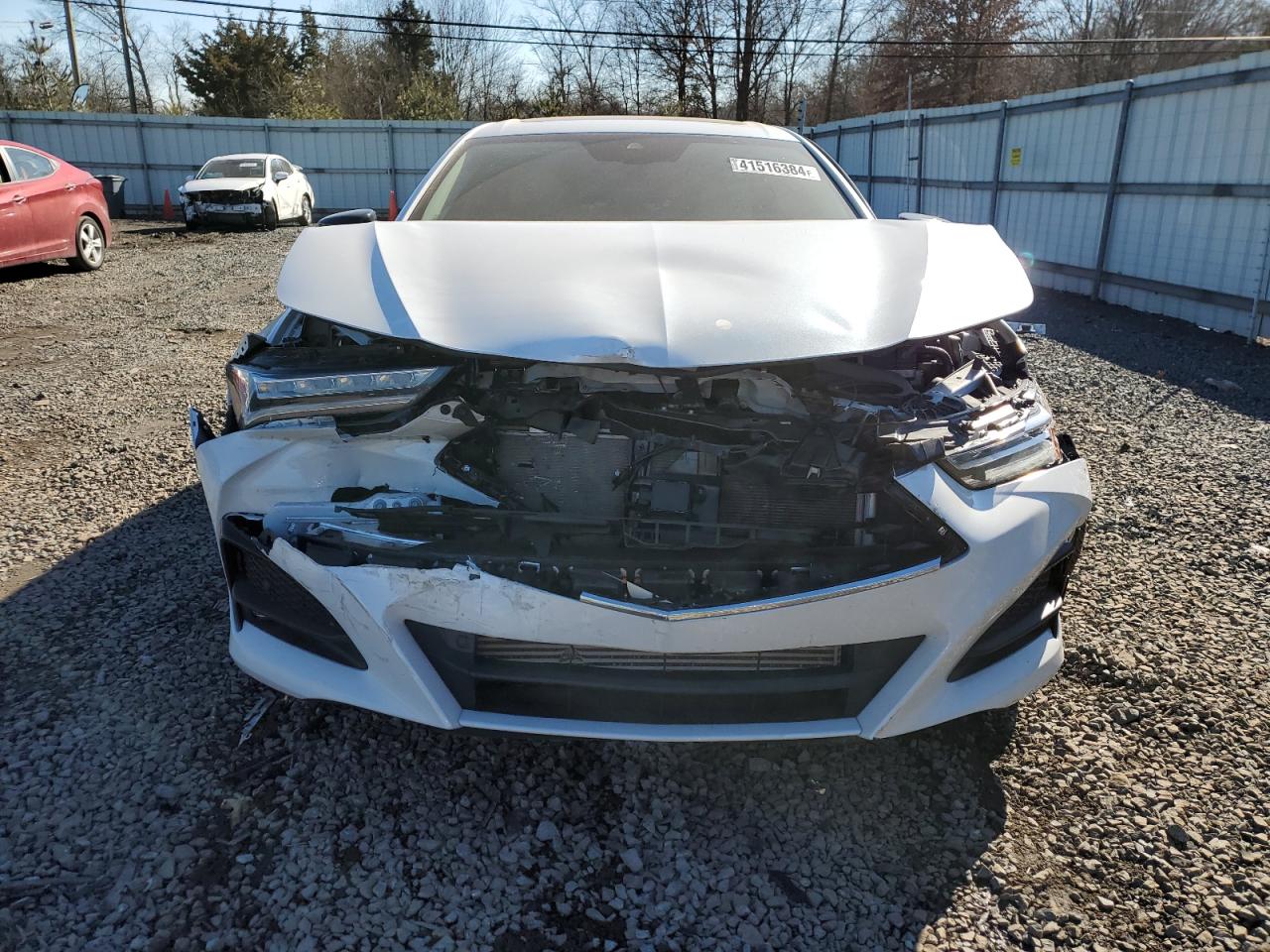 2022 ACURA TLX ADVANCE VIN:19UUB6F61NA003017