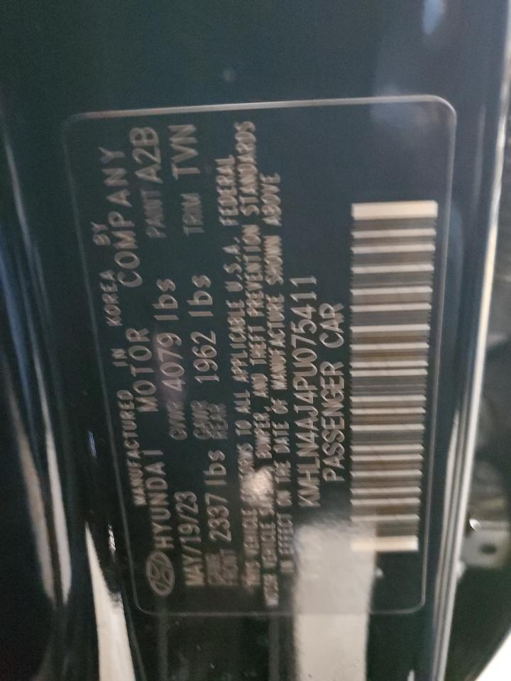 2023 HYUNDAI ELANTRA LIMITED VIN:KMHLN4AJ4PU075411