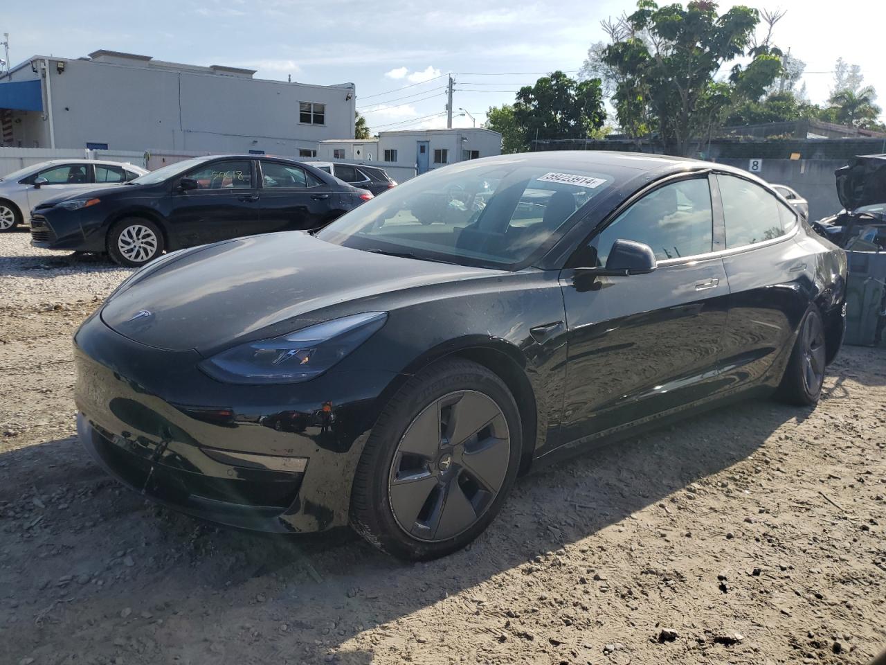 2022 TESLA MODEL 3  VIN:5YJ3E1EB7NF313599