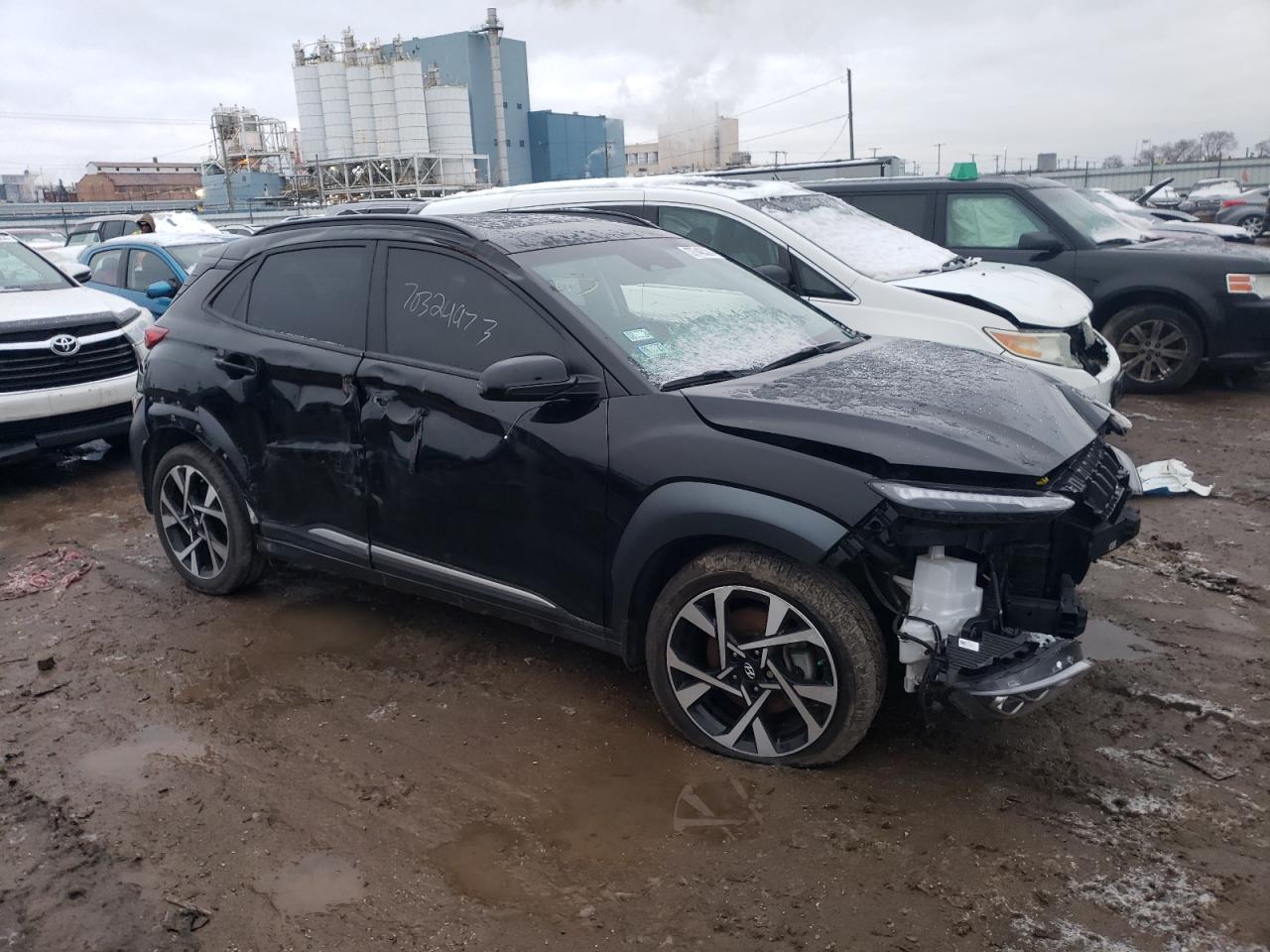 2022 HYUNDAI KONA LIMITED VIN:KM8K53A37NU862597
