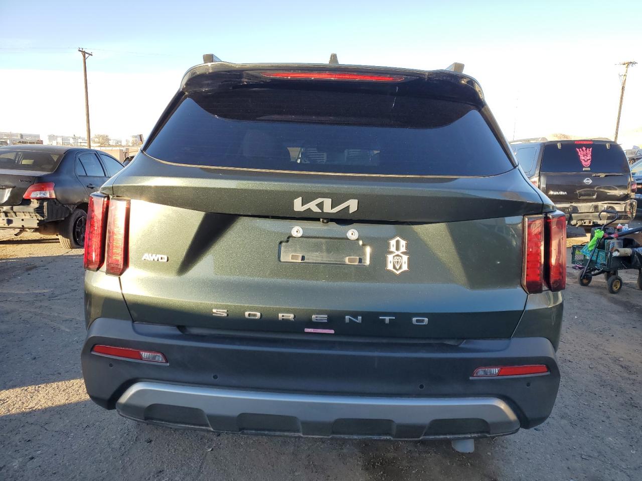 2022 KIA SORENTO EX VIN:5XYRHDLF8NG078857