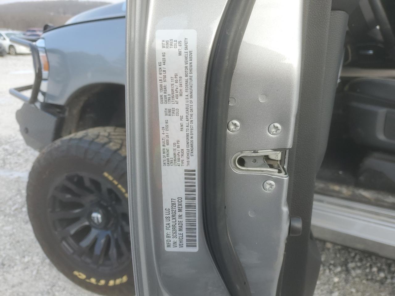 2024 RAM 3500 LARAMIE VIN:3C63RRJLXRG272877