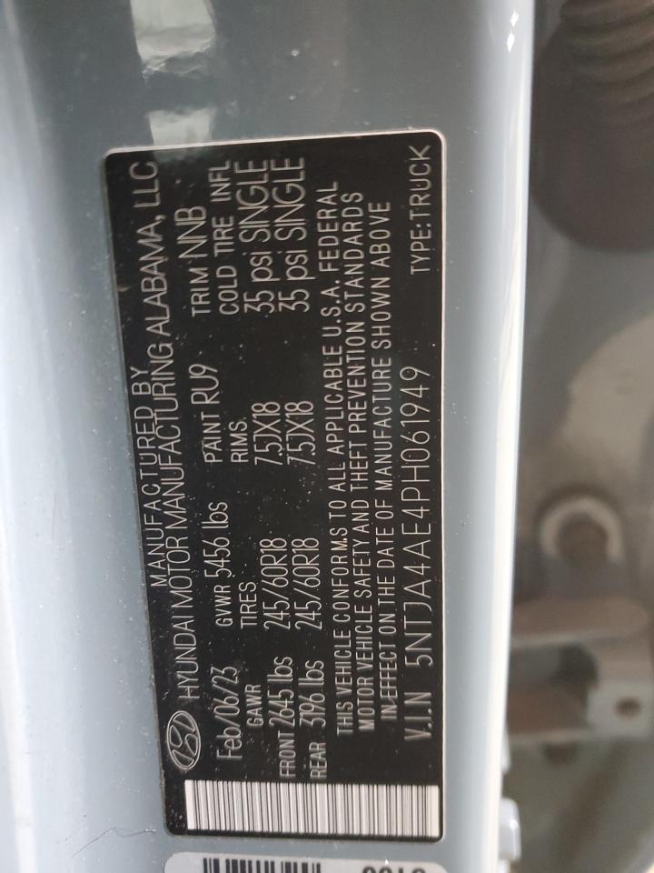 2023 HYUNDAI SANTA CRUZ SE VIN:5NTJA4AE4PH061949