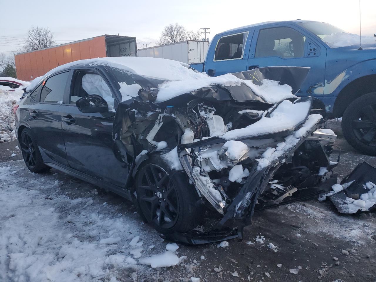 2022 HONDA CIVIC SI VIN:KM8JU3AC9DU677660