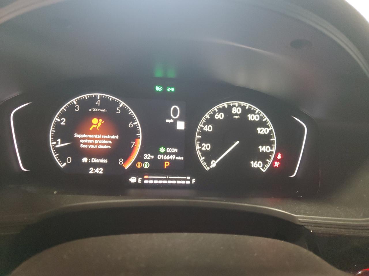 2024 HONDA CIVIC SPORT VIN:19XFL2H81RE000505