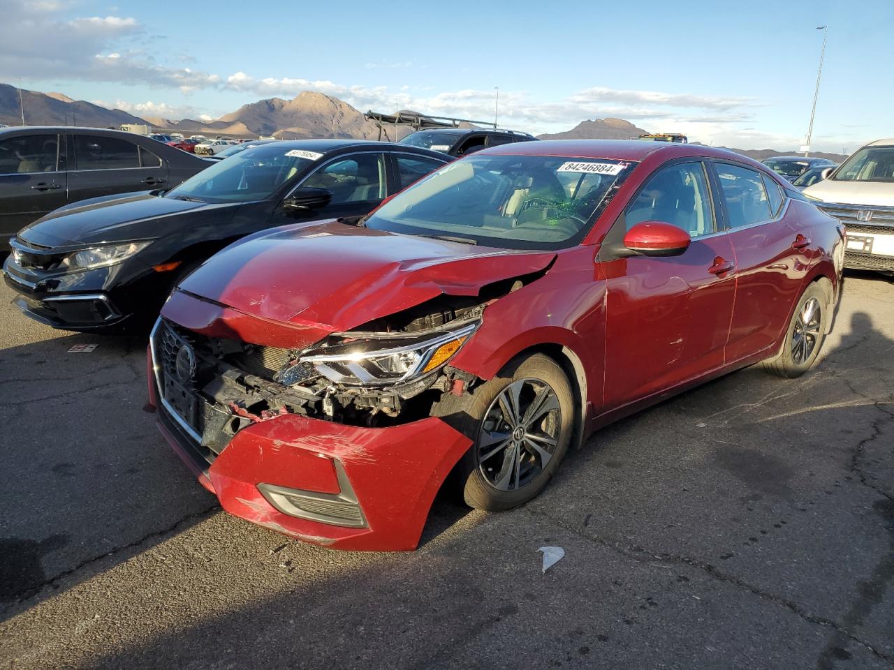 2022 NISSAN SENTRA SV VIN:3N1AB8CV6NY250640