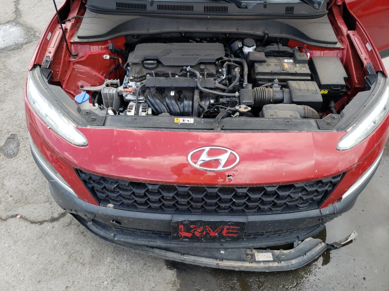 2022 HYUNDAI KONA SEL VIN:KM8K22AB1NU762358