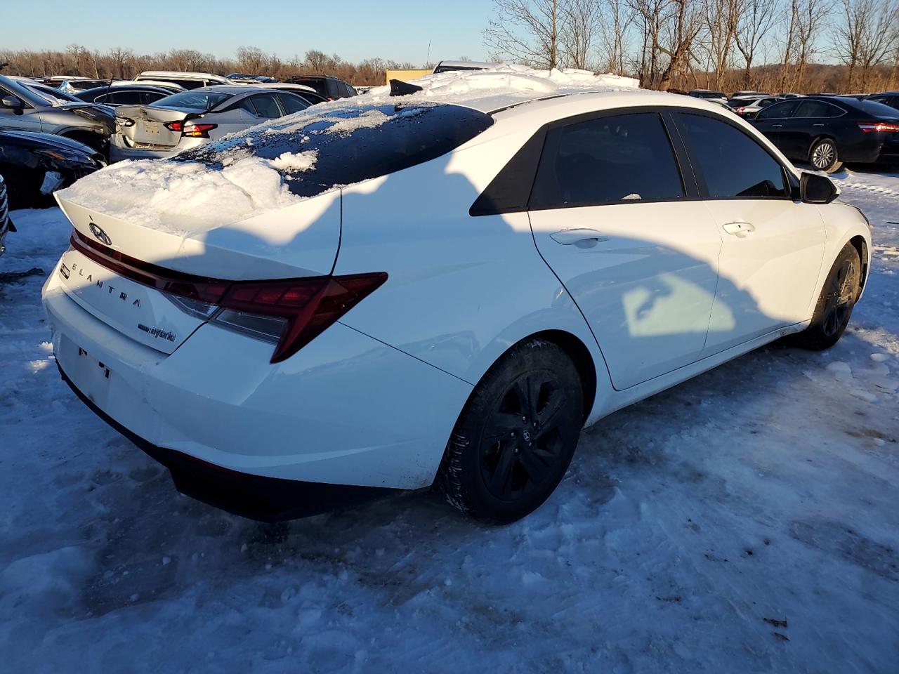 2022 HYUNDAI ELANTRA BLUE VIN:KMHLM4AJXNU020610