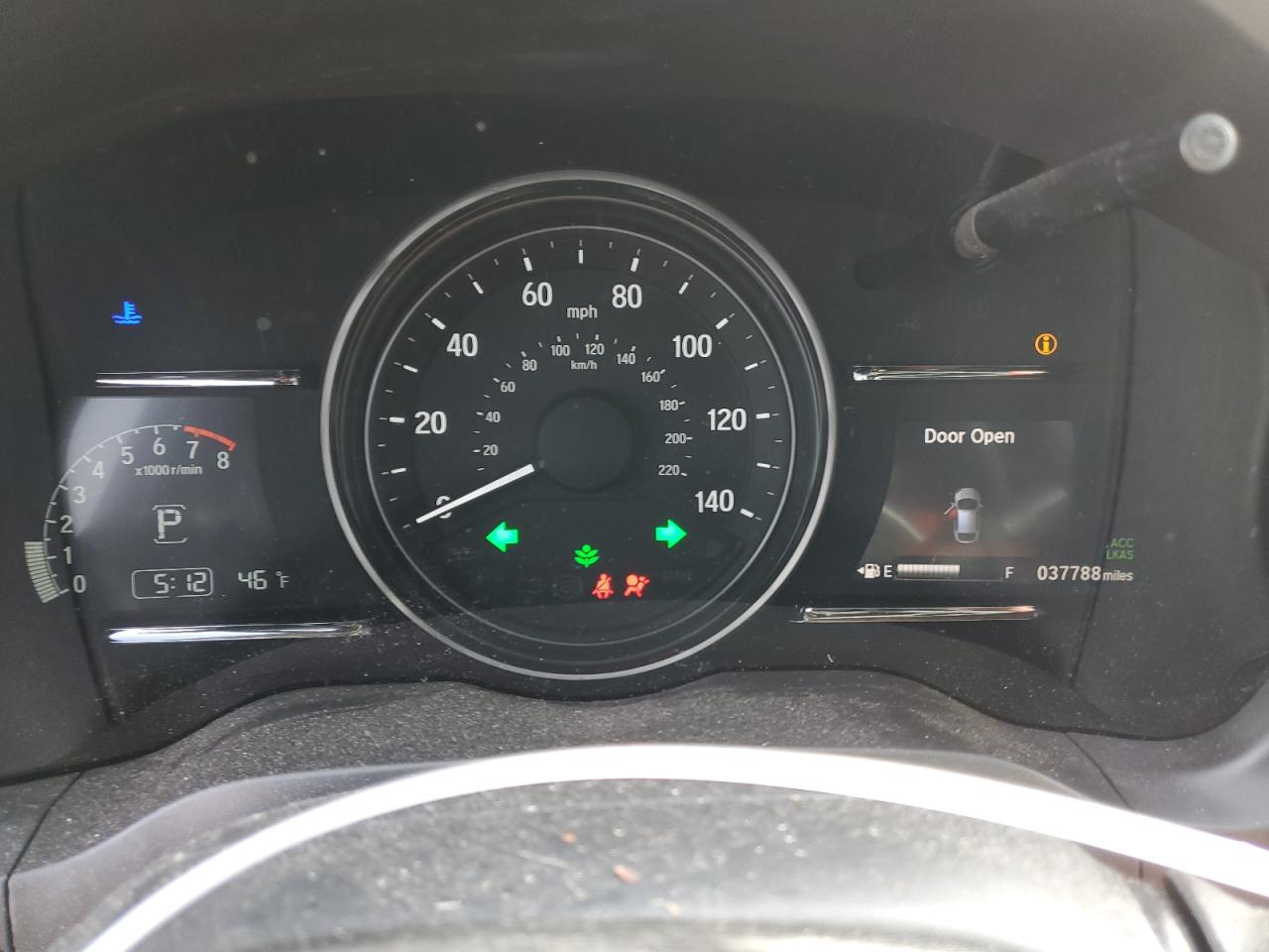 2022 HONDA HR-V EX VIN:3CZRU6H57NM752940