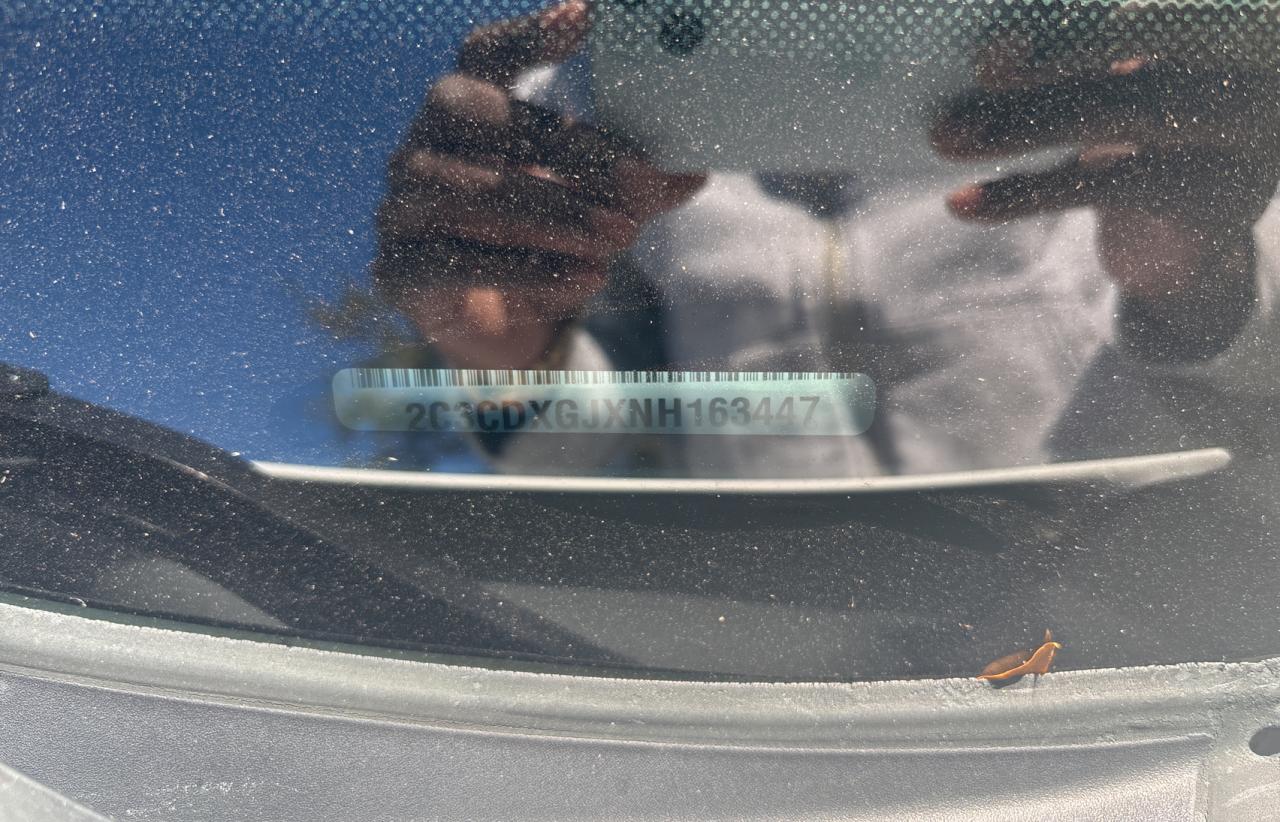 2022 DODGE CHARGER SCAT PACK VIN:2C3CDXGJXNH163447